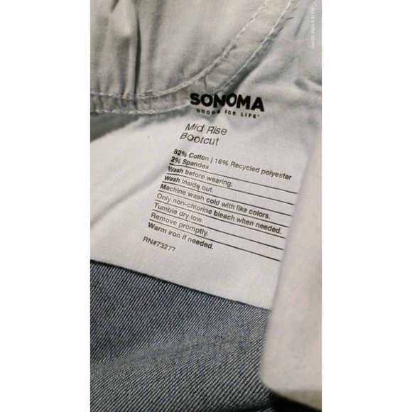 Sonoma Goods For Life Women's Jeans Size 30W - Picture 9 of 9